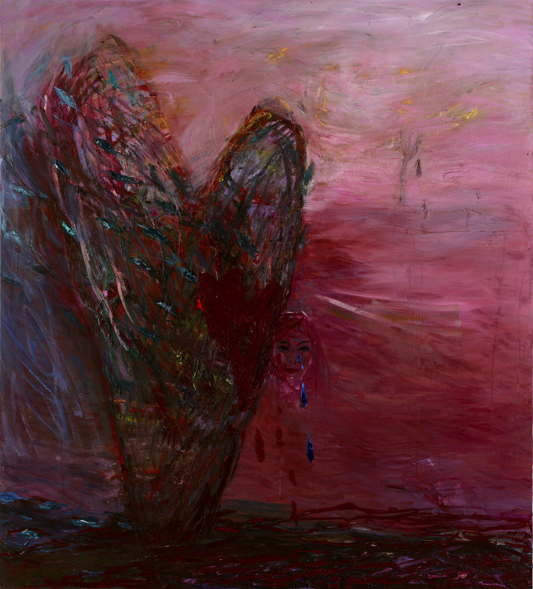 Nanna Susi: Itkutus. Öljy kankaalle. 200 x 180 cm. 2008. © Kuvasto 2015.